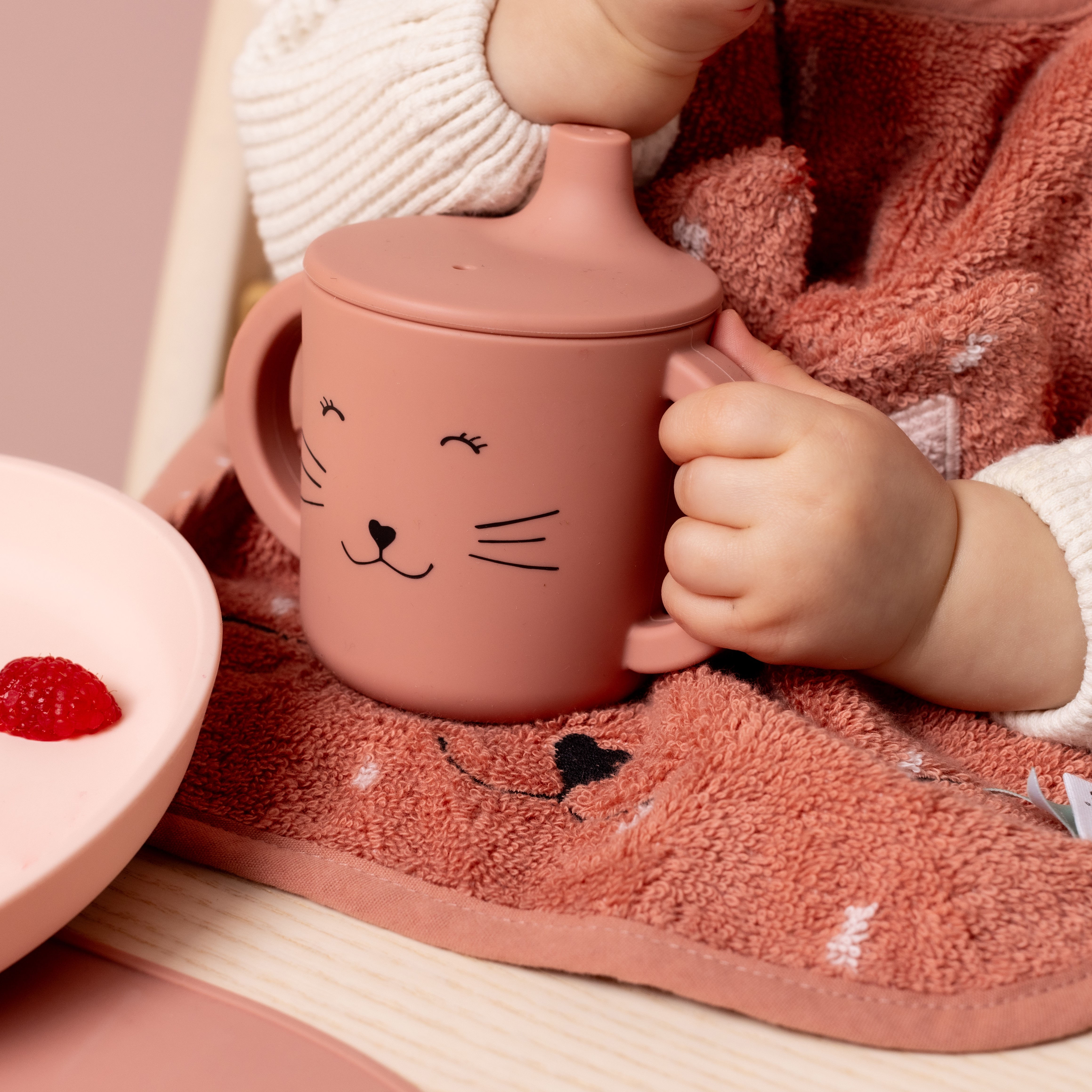 Tasse d'apprentissage en silicone - Mrs. Cat